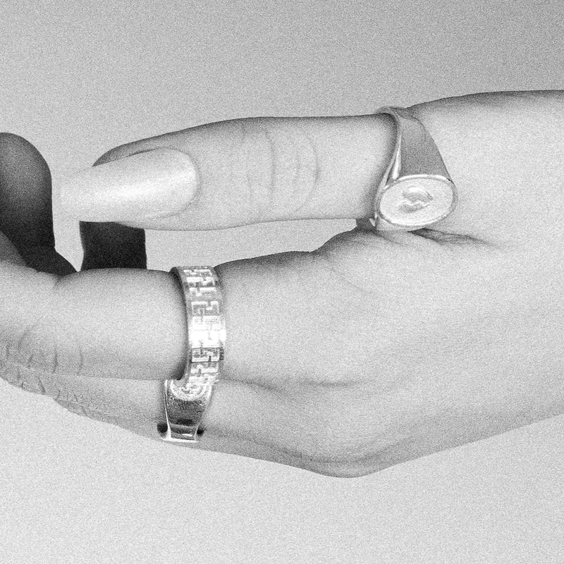 Broken Heart Signet Ring
