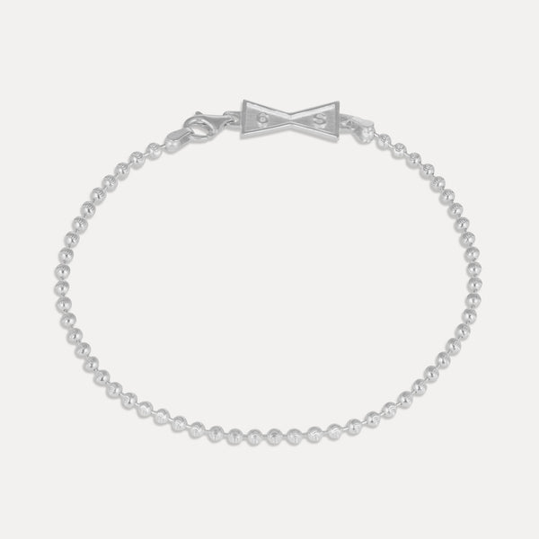 Diamond Cut Ball Bracelet 2.5mm