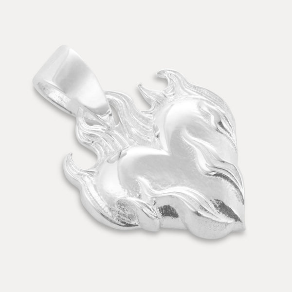 Flaming Heart Pendant