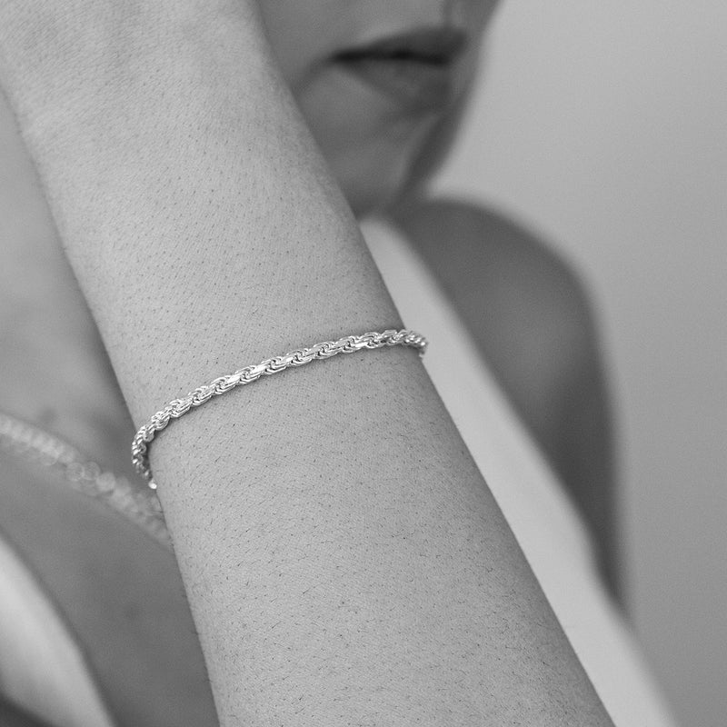 Rope Chain Bracelet 3mm