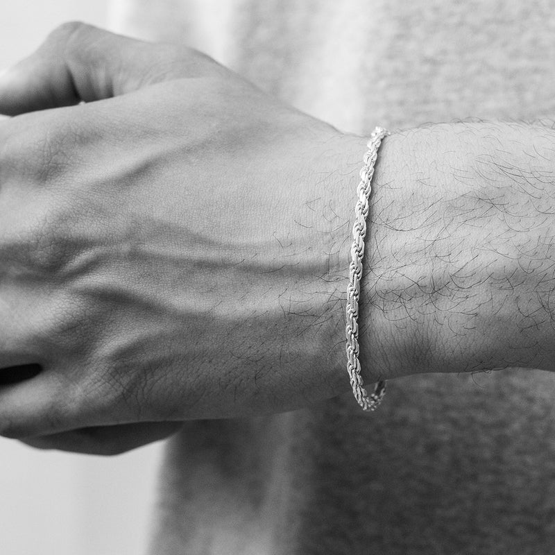 Rope Chain Bracelet 3mm